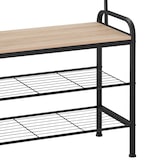 thumbnail of tectake Portemanteau - 73,5x36x184cm, Bois clair industriel, Chêne Sonoma - 404534