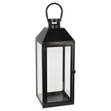 thumbnail of 2er Set Gartenlaternen Laternen Metall Windlicht Schwarz H23/39cm