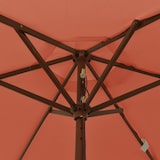 thumbnail of vidaXL Sonnenschirm mit Holzmast Terrakotta 196x231 cm