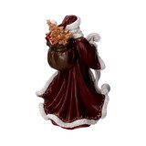 thumbnail of Vacchetti Babbo natale in resina rosso cm26,8x18h38,5