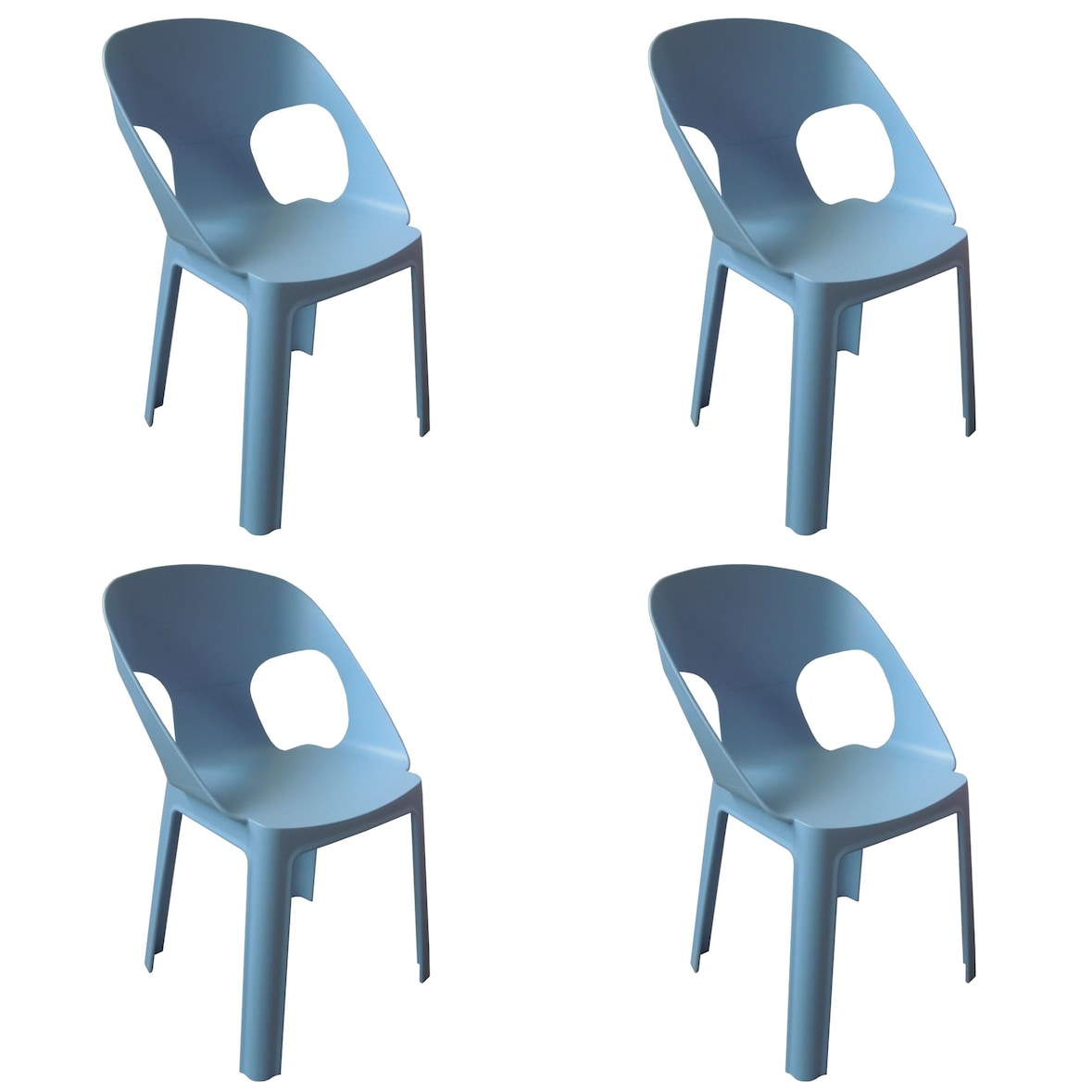 garbar RITA Cadeira Crianças Interior, Exterior Set 4 Azul Celeste