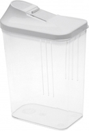Emsa N10717 Clip & Go - Contenitore per sandwich XL, capacità: 1,3 litri, quadrato, con inserto a griglia incluso, colore: Trasparente/Verde chiaro : Emsa