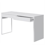thumbnail of Scrivania Ufficio Home Office Studio Design Moderno Tavolo Lavoro Computer Cassetti Arredo Casa Professionale Ampia Superficie 138 x 50 x 75 Cm Bianco