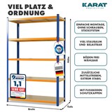 thumbnail of Schwerlastregal - Blau-Orange - Traglast bis 875 kg - 180 x 90 x 45 cm