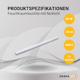 thumbnail of ENOVALITE LED Feuchtraumleuchte ELED200133 36 W 4000 K neutralweiß IP66