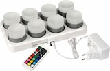 thumbnail of Duni 8er LED Mini Lamp -Set 186495 Multicolor inkl. Fernbedienung und 8er Ladestation (Produktionsdatum 2025)