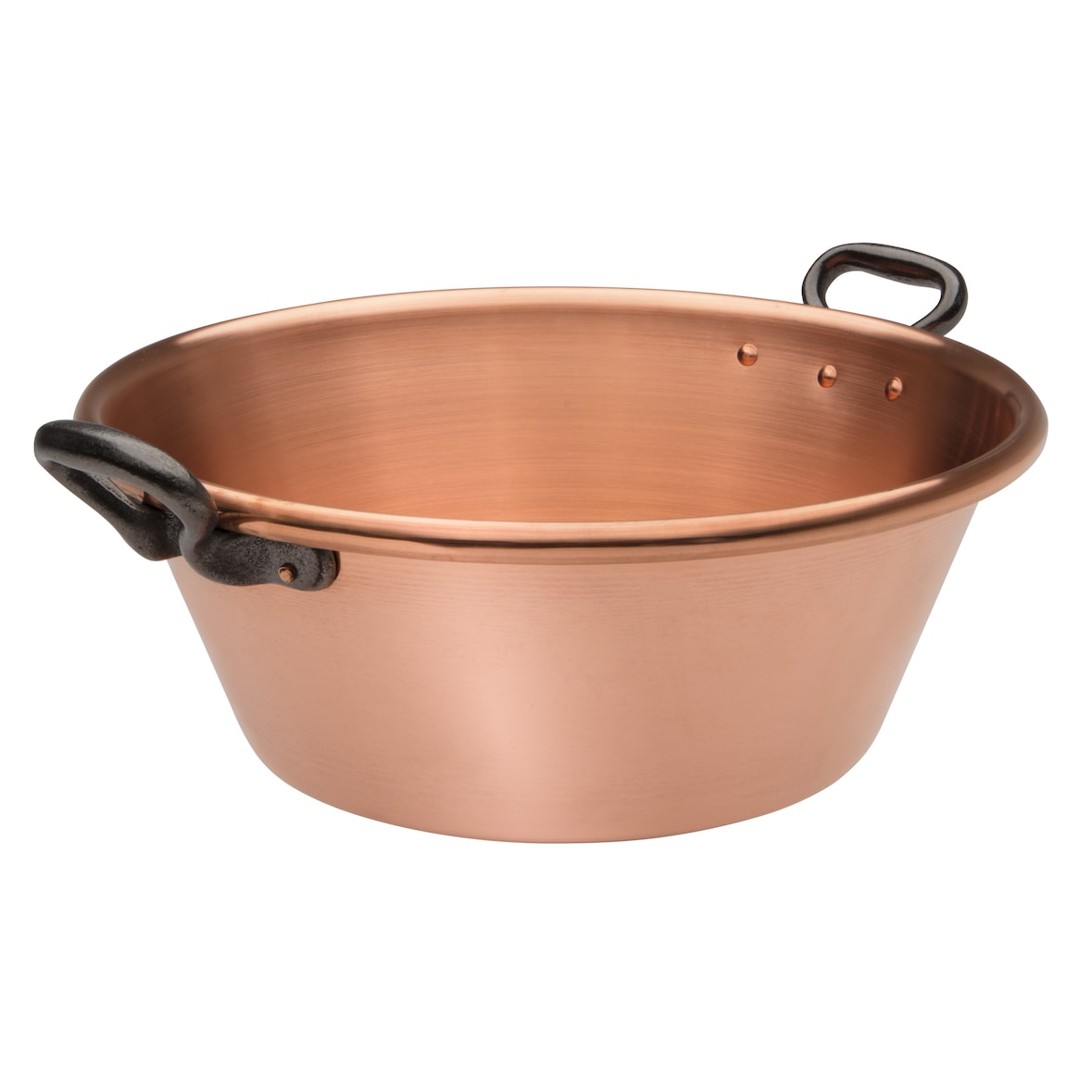 Cuivre de France Bassine à confiture 12L Lisse 40 cm 207031