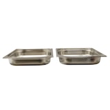 thumbnail of AcMax Dampfgarer Set Edelstahl GN 2/3 Gastrobehälter (  L 35,5 x B 32,5 x T 6,5 cm )