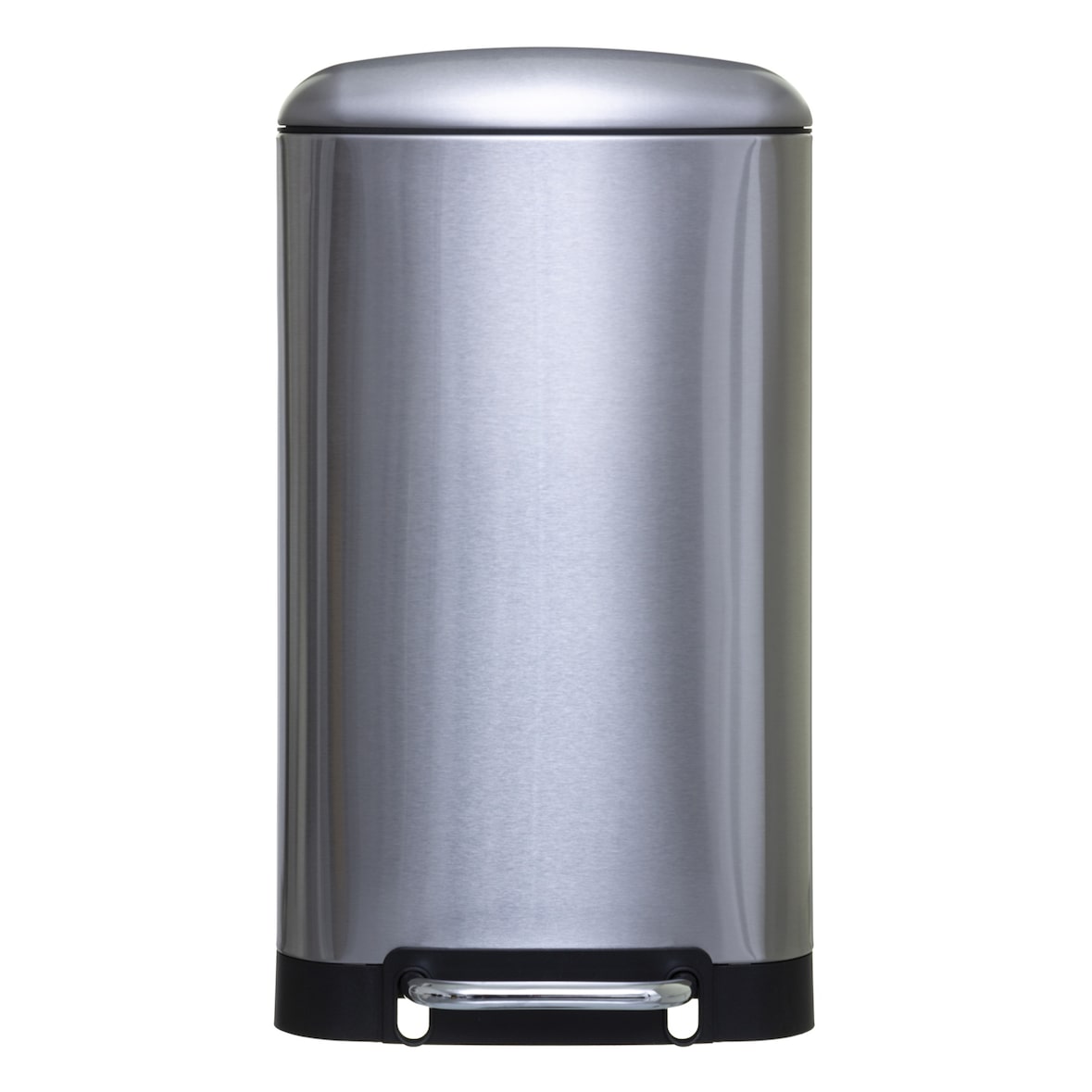 WellHome - Pattumiera a pedale in metallo 30 L