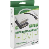 thumbnail of InLine® Mini DisplayPort zu DVI Adapter Aluminium, schwarz, 0,15m