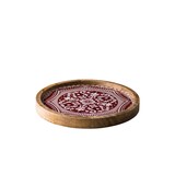 thumbnail of Stylepoint - 4x Bord plat met opstaande rand (rood) - WCC3025MR - 25x2,5cm - Marrakesch