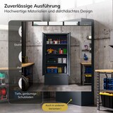 thumbnail of Metallschrank mit Hohe Schublade RUEL 195x90x40cm Anthrazit Büroschrank Aktenschrank Stahlschrank Fachbodenschrank Werkstattschrank