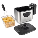 thumbnail of Freidora Electrica 3 Litros, Filtro Absorbente Olores, 2200 W, Hasta 190 °c, Acero Inox