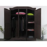 thumbnail of New Mexico Kleiderschrank 3-Trg. Breite 152 cm, Höhe 193 cm kolonial gebeitzt/Wachs.