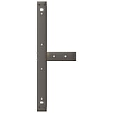 thumbnail of Helloshop26 - Set di 2 gambe per tavolino a forma di T con piedini regolabili 60 x 25 x 31 cm stile moderno acciaio nero 02_0057285