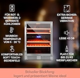 thumbnail of Klarstein Vinovilla 43 Built-In Duo Weinkühlschrank 2 Zonen 129l 43 Fl Glastür Edelstahl