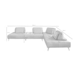 thumbnail of KAWOLA Sofa WIOLO Ecksofa Leder dunkelbraun