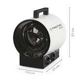 thumbnail of TROTEC TDS 20 R Elektroheizer, Bauheizer mit 3 kW mit 3 Heizstufen