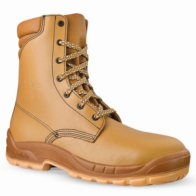 Jallatte - Rangers de sécurité marron JALOSBERN STEEL SAS S3 SRC #964B00 Taille 35