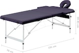 thumbnail of Helloshop26 - Klappbare Massageliege Massagebett Bank Sofa tragbare professionelle Kosmetiktherapie Shiatsu Reiki 2 Zonen Aluminium 02_0001810