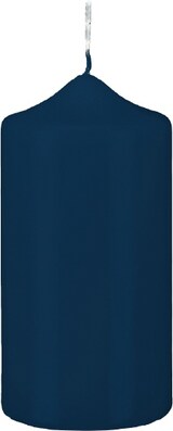thumbnail of Spitzkopf Stumpen Kerzen Blue Petrol 25 x Ø 6 cm, 8 Stück