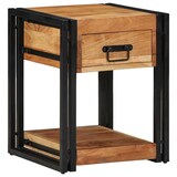 thumbnail of vidaXL Nachttisch 2 pcs Braun 40 x 40 x 50 cm Massivholz Akazie
