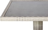 thumbnail of METRO Professional eettafel Barbados, aluminium/ PE-rotan, 70 x 70 x 75 cm, DPC tafelblad in steenlook, weerbestendig, steen