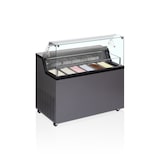thumbnail of TEFCOLD Speiseeisvitrine MIRABELLA 6 276l Anthrazit RAL 7016