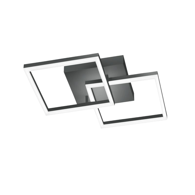 BARD moderne LED-Deckenleuchte 39W Anthrazit 3394-22-282 Fabas Luce