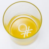 thumbnail of Benetton - Set mit 4 Wassergläsern, 0,33 l, gelbes Regenbogenglas