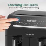 thumbnail of Emerio Doppel-Heißluftfritteuse 2600 W – 2×3,6 L Dual-Zone-Funktion – digitales Display – Timer – Sync-Funktion – AF-130376.1 - Airfryer