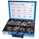 thumbnail of Sortiment NORMA Schlauch-Schellen Band und Gehäuse Edelsahl 150-teilig