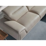 thumbnail of Angel Cerdá  Sofá Chaise Longue em couro de vaca cinzento taupe 6150C