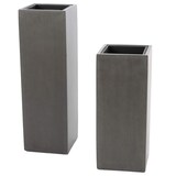 thumbnail of Colonne pot 75 cm - Multicolore Carré Pierre Lou De Castellane 31x31 cm