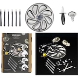 thumbnail of Austern-Servierset 9-teilig – Komplettset mit Austernmesser, Zitruspresse, Servierschale & Gabeln – Silber