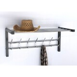 thumbnail of Wandgarderobe mit Hutablage Art.389 Garderobe 70 cm Kleiderhaken Wandregal Haken