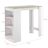thumbnail of Helloshop26 - Table de bar haute avec rangement table bistro 110 cm blanc et chêne 03_0006188