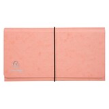 thumbnail of Exacompta 58660E 4x Fächermappe mehrfarbig aus Karton, 6 Fächer, Serie Aquarel - 26x13cm - Farben sortiert