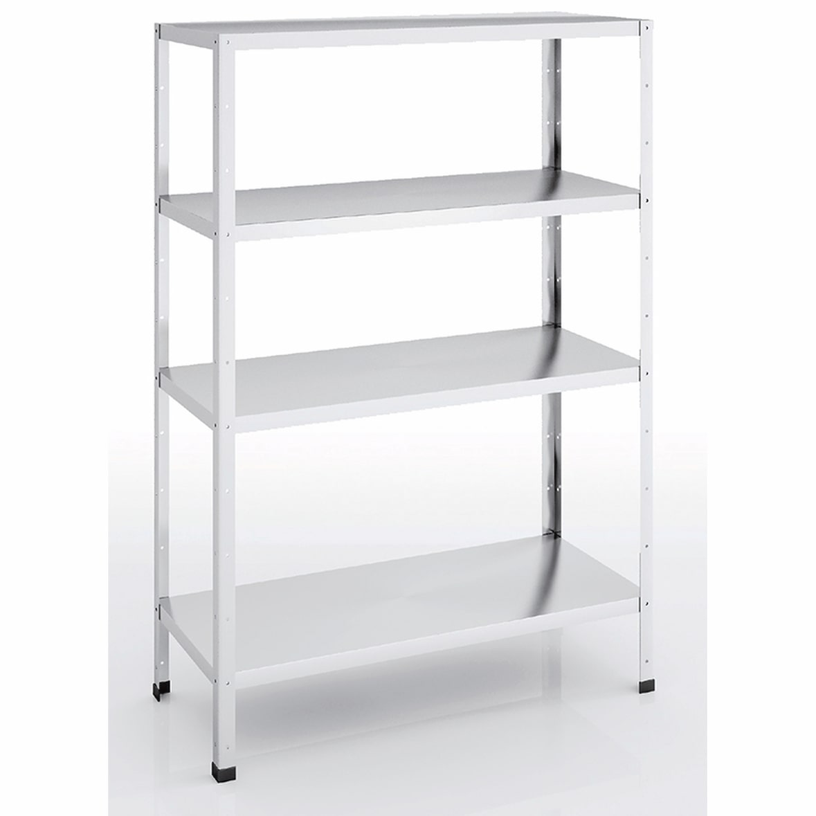 ERATOS Rayonnage Demontable Inox Aisi-304 18/10 - 1200X500X1800 EI18-125