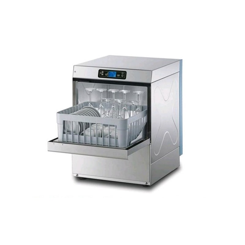 Lavabicchieri elettronica cestello cm. 40x40 - H. bicchiere 23,5 cm., Cestello QUADRATO 40x40