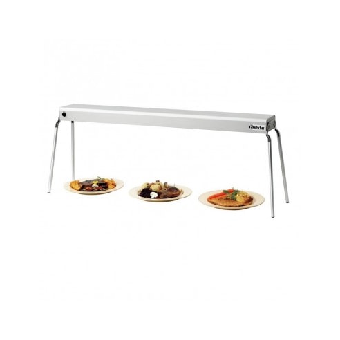 Ponte de aquecimento profissional IHR650 - 760 a 1830 mm - Bartscher - l76- L122- P22.5- h6.5- Aço Inox