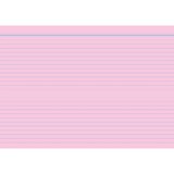thumbnail of Karteikarten A8 liniert 170 g/qm rosa VE=100 Stück