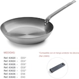 thumbnail of Lacor - 63620 - Sartén Ferrum Hierro Sin Antiadherente 20 cm - Gris