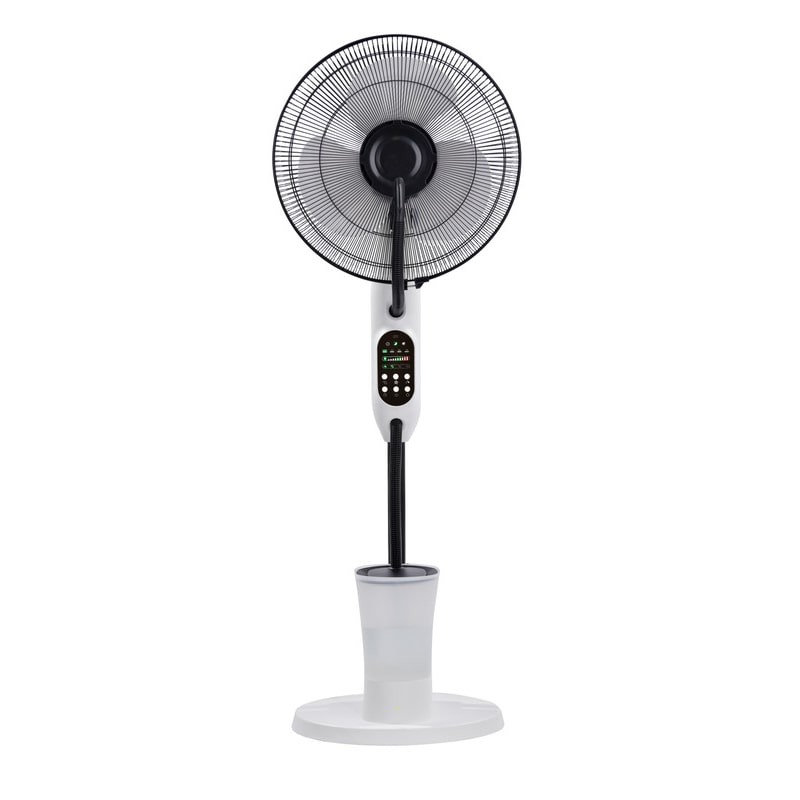 O'FRESH Ventilateur Brumisateur Intérieur 125 cm-75W-3 Vitesses-Écran digital-Autonomie 9h-Programmation-Télécommande