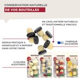 thumbnail of Lot de 6 bouchons de liège Fackelmann Bar Concept