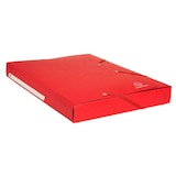 thumbnail of Exacompta  Cod. 55755E - Cartella 3 lembi con elastici Maxi Capacity Scotten cartoncino lustré 425 g/mq - 24x32cm rosso  - Confezione da  50 pz.