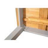 thumbnail of Biscottini Esstisch – Ausziehbarer Küchentisch – 120x80 cm Restauranttische – Weißer und grauer Massivholztisch Made in Italy – Moderner Tisch