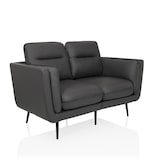 thumbnail of Loungesofa VINTALUX Kunstleder 2-Sitzer retro grau hjh LIVING