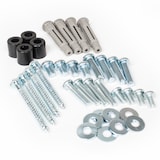 thumbnail of tectake Soporte de pared rígido para TV de 26" a 75" (66-191 cm), VESA 400 x 400, soporta hasta 100 kg  Negro