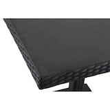 thumbnail of METRO PROFESSIONAL Mesa Gastro Balsario, alumínio/PE rattan, 70 x 70 cm, quadrada, preta